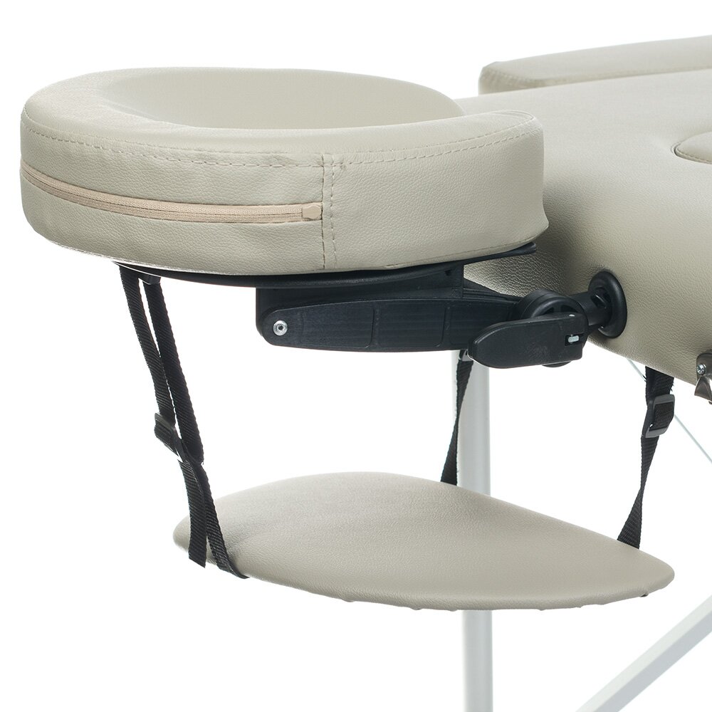 Foldable massage table BEAUTY SYSTEM ALU 2 GREY 1