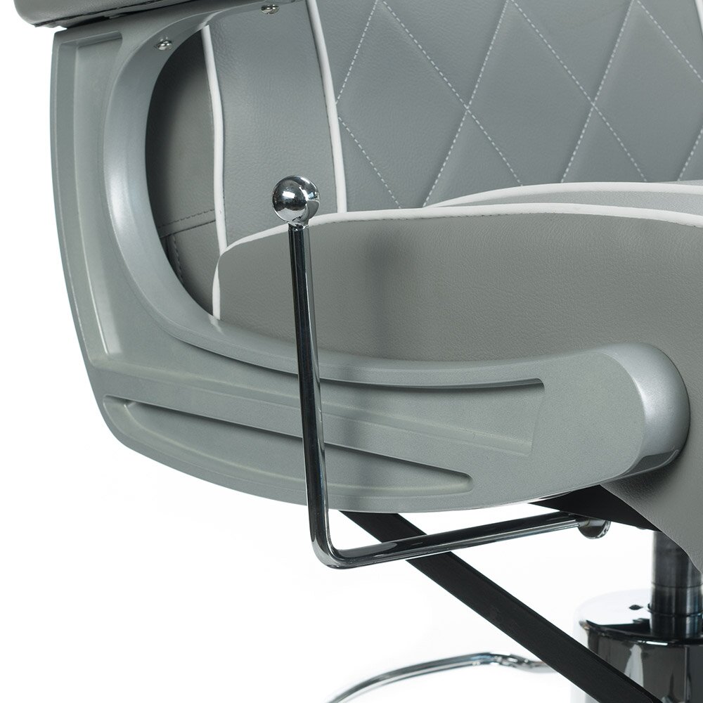 Barber krēsls Odys BH-31825M Barber Chair Light Grey 6 Barber krēsls Odys BH-31825M Barber Chair Light Grey 6