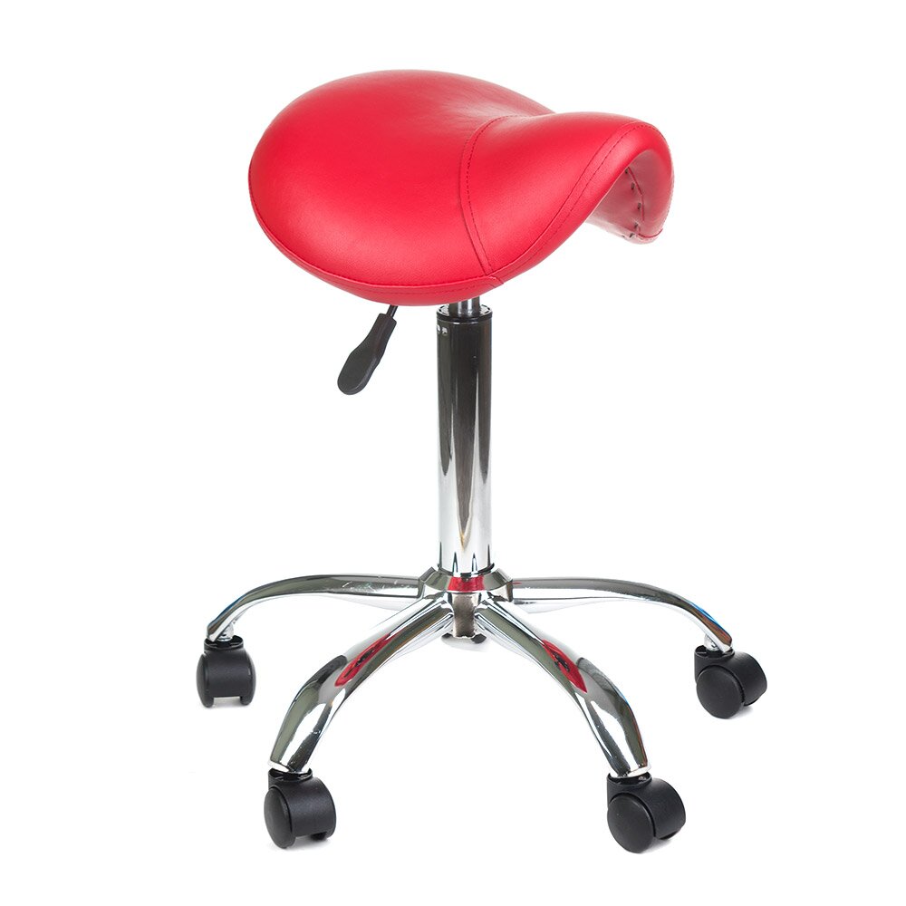 Kosmetologinė meistro kėdutė COSMETIC BEAUTY STOOL SINGLE RED Kosmetologinė meistro kėdutė COSMETIC BEAUTY STOOL SINGLE RED