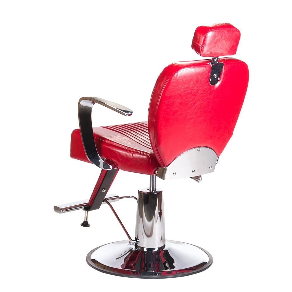 Parturintuoli PROFESSIONAL BARBER CHAIR OLAF RED 7 Parturintuoli PROFESSIONAL BARBER CHAIR OLAF RED 7