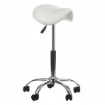 Kosmetoloogiline stool COSMETIC BEAUTY STOOL SINGLE WHITE
