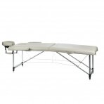 Foldable massage table BEAUTY SYSTEM ALU 2 GREY