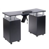 Maniküürilaud tolmukoguriga MANICURE DESK PRACTIC BLACK Maniküürilaud tolmukoguriga MANICURE DESK PRACTIC BLACK