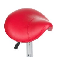 Beautician stool COSMETIC BEAUTY STOOL SINGLE RED