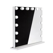 Make-up mirror with LED light HOLLYWOOD 80x65cm