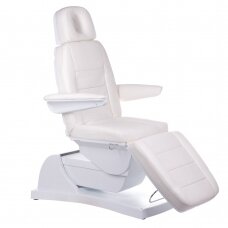 Cosmetology chair BOLOGNA ELECTRIC ARMCHAIR 3 MOTOR WHITE