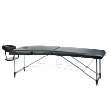 Folding massage table BEAUTY SYSTEM ALU 2 BLACK (1)