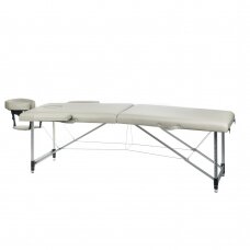 Folding massage table BEAUTY SYSTEM ALU 2 GREY