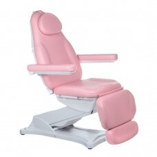 Kosmetologin tuoli MAZARO ELECTRIC ARMCHAIR 3 MOTOR PINK