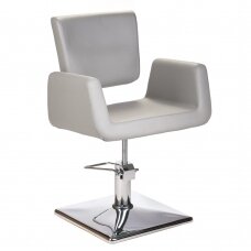 Kirpyklos kėdė PROFESSIONAL HAIRDRESSING CHAIR VITO HELSINKI LIGHT GREY