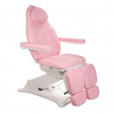 Kosmetologinis krėslas MODENA 2 MOTOR ELECTRIC PEDI PINK