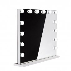 Grima spogulis ar LED apgaismojumu HOLLYWOOD 80x65cm (1)