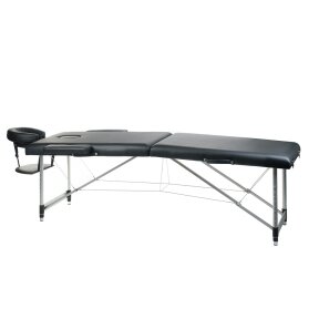 Kokkupandav massaažilaud BEAUTY SYSTEM ALU 2 BLACK