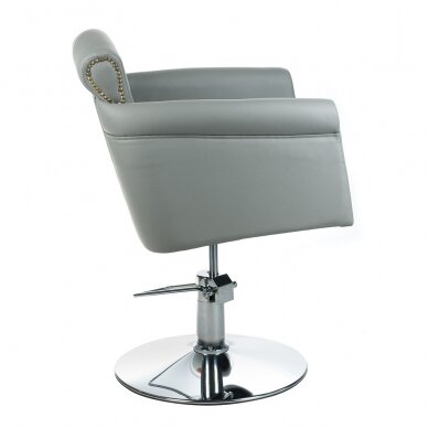 Hairdressing chair PROFESSIONAL BARBER CHAIR ALBERTO BERLIN GREY 1
