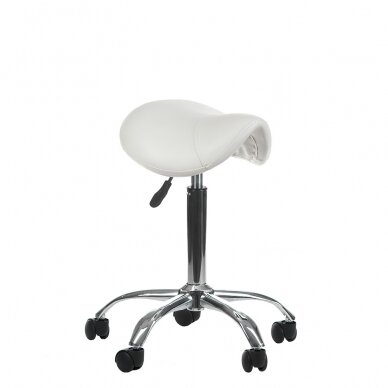 Табурет косметолога COSMETIC BEAUTY STOOL SINGLE WHITE