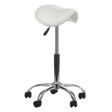 Taboret kosmetyczny COSMETIC BEAUTY STOOL SINGLE WHITE 1 Taboret kosmetyczny COSMETIC BEAUTY STOOL SINGLE WHITE 1