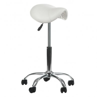 Табурет косметолога COSMETIC BEAUTY STOOL SINGLE WHITE 1