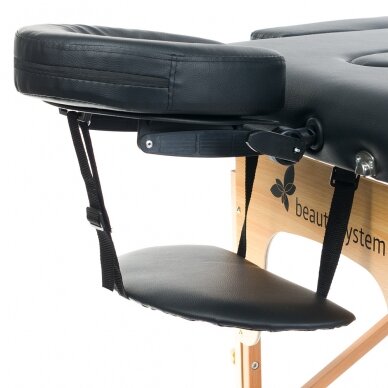 Taitettava hierontapöytä BEAUTY SYSTEM WOOD 2 BLACK (1) 1
