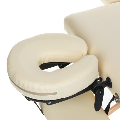 Foldable massage table BEAUTY SYSTEM WOOD 2 CREAM (1) 4