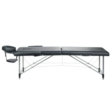 Kokkupandav massaažilaud BEAUTY SYSTEM ALU 2 BLACK (1) 2