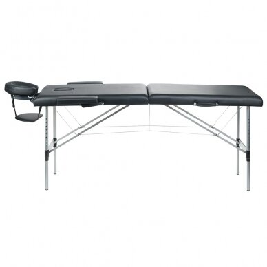 Kokkupandav massaažilaud BEAUTY SYSTEM ALU 2 BLACK 2