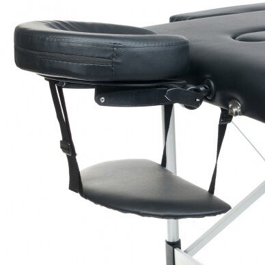 Foldable massage table BEAUTY SYSTEM ALU 2 BLACK (1) 1