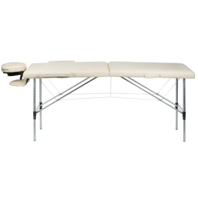 Klappbare massageliege BEAUTY SYSTEM ALU 2 CREAM 2