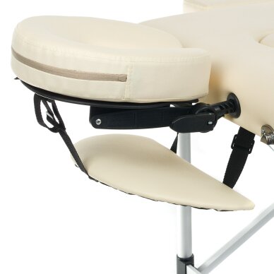 Foldable massage table BEAUTY SYSTEM ALU 2 CREAM (1) 1