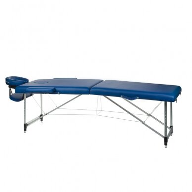Składany stół do masażu BEAUTY SYSTEM ALU 2 BLUE