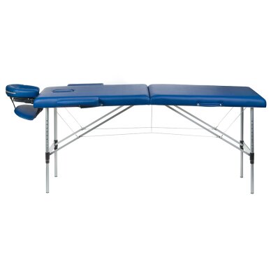 Klappbare Massageliege BEAUTY SYSTEM ALU 2 BLUE 3