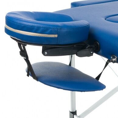 Składany stół do masażu BEAUTY SYSTEM ALU 2 BLUE 4
