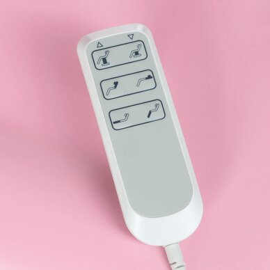 Kosmetologin tuoli MAZARO ELECTRIC ARMCHAIR 3 MOTOR PINK 4