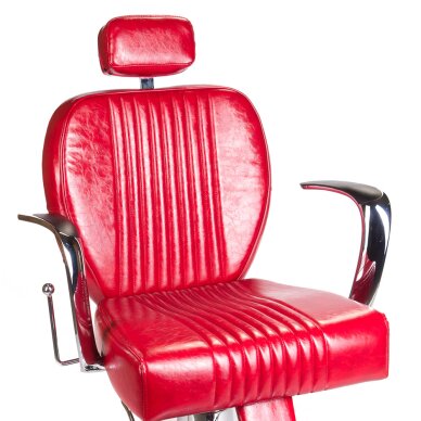 Parturintuoli PROFESSIONAL BARBER CHAIR OLAF RED 3 Parturintuoli PROFESSIONAL BARBER CHAIR OLAF RED 3