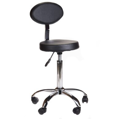 Kosmetologi jakkara COSMETIC BEAUTY STOOL PRACTIC BLACK Kosmetologi jakkara COSMETIC BEAUTY STOOL PRACTIC BLACK