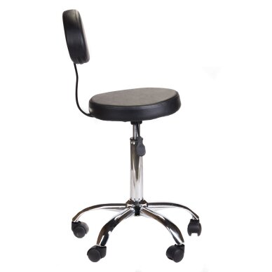 Kosmetologi jakkara COSMETIC BEAUTY STOOL PRACTIC BLACK 1 Kosmetologi jakkara COSMETIC BEAUTY STOOL PRACTIC BLACK 1
