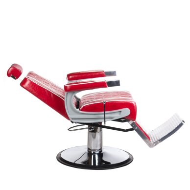Fotel barberski Odys BH-31825M Barber Chair Red 2