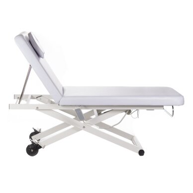 Elektriskās masāžas galds COSMETOLOGY MASSAGE TABLE 1 MOTOR WHITE 4