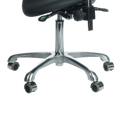 Kosmetoloģijas taburete COSMETIC BEAUTY STOOL BLACK 5