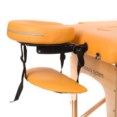 Sulankstomas masažo stalas BEAUTY SYSTEM WOOD 2 ORANGE 1