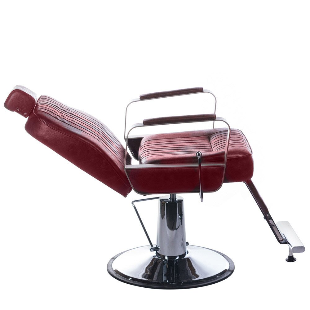 Juuksuritool PROFESSIONAL BARBER CHAIR HOMER CHERRY 1 Juuksuritool PROFESSIONAL BARBER CHAIR HOMER CHERRY 1
