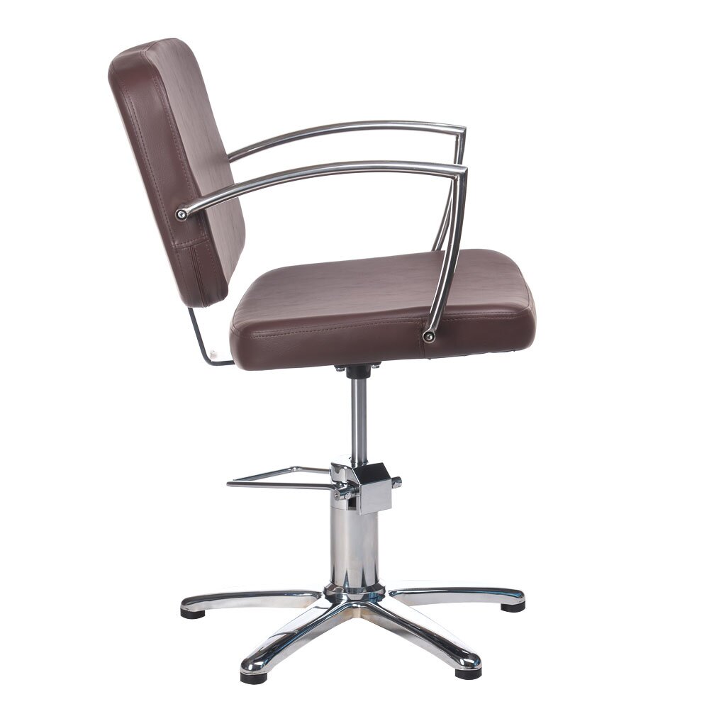 Kampaamotuoli PROFESSIONAL HAIRDRESSING CHAIR DARIO BRUSSEL BROWN 1 Kampaamotuoli PROFESSIONAL HAIRDRESSING CHAIR DARIO BRUSSEL BROWN 1