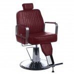 Hairdressing chair PROFESSIONAL BARBER CHAIR HOMER CHERRY