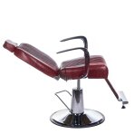 Frizieru krēsls PROFESSIONAL BARBER CHAIR OLAF CHERRY