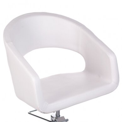 Frizieru krēsls PROFESSIONAL HAIRDRESSING CHAIR PAOLO WHITE 2