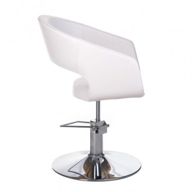 Krzesło fryzjerskie PROFESSIONAL HAIRDRESSING CHAIR PAOLO WHITE 1