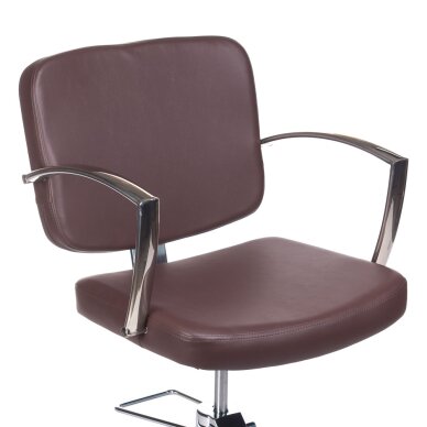Kampaamotuoli PROFESSIONAL HAIRDRESSING CHAIR DARIO BRUSSEL BROWN 3 Kampaamotuoli PROFESSIONAL HAIRDRESSING CHAIR DARIO BRUSSEL BROWN 3