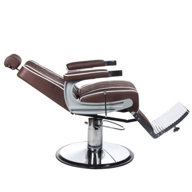 Parturituoli Odys BH-31825M Barber Chair Brown 2 Parturituoli Odys BH-31825M Barber Chair Brown 2