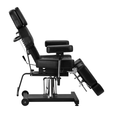 Кресло для тату Pro Ink 601A Hydraulic Black 3