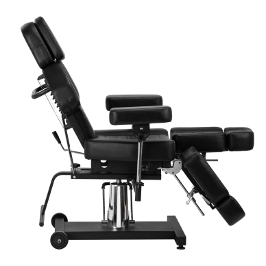 Кресло для тату Pro Ink 601A Hydraulic Black 4