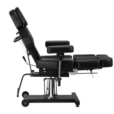 Кресло для тату Pro Ink 601A Hydraulic Black 5